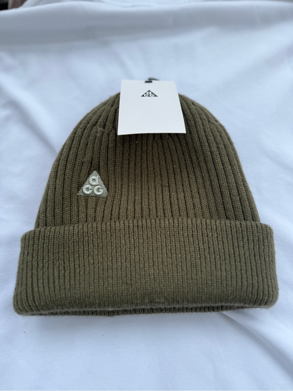 Nike ACG Olive Ribbed Cuff Beanie